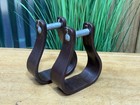 Brown Ralide Western Horse Trail Saddle Stirrups