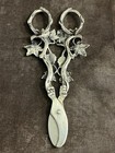 Antique 19th Century Victorian Continental Sterling Silver Grapevine Shears 