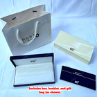 Hot Montblanc Luxury Ballpoint Pen Turquoise Gold Vip Rare Gift  New With Box