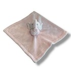 Tahari Light Pink Plush Baby Sleeping Elephant Security Snuggler Lovey Plush Toy