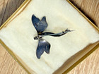 Antique Art Nouveau Sterling Guilloch   Dragonfly Brooch John Atkins   Sons Rare