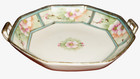 Antique Hand Painted Nippon Japan Floral Trinket Nut Candy Jewelry Dresser Dish