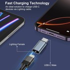 3 Pack Lightning To Usb-c Adapter For Iphone 16e 16 Pro Max 16 Grey 