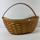 Longaberger Large Crocus Basket W Protector Spring Easter Flower Basket Vintage
