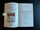Fillmore East Concert Program - Feb 6-7  1970 - Eric Clapton