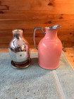 Landers Frary   Clark Universal Glass Vacuum Thermos Pink Pitcher 1917 Antique