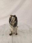 Vintage Collie Dog Ceramic Porcelain Figurine Gloss Japan 