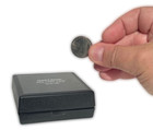 Pen Thru Coin Close Up Magic Trick Pocket Penetration Through Quarter Pencil Cig