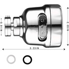 1pc 360   Swivel Faucet Aerator Dual Mode Water Saving Sprayer Nozzle