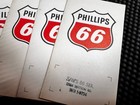 Vintage- Original 1950 s Phillips 66 Auto Paper Card Sewing Kit  16 Units 