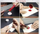 Vintage Fine Leaf Wax Seal Sealing Stamp Embellishment Wedding Invitation Car   