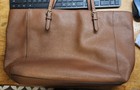 Coach Turnlock Zip L Tote Bag  Crossgrain Leather Brown 57443
