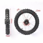 Front 60 100-14  Rear 80 100-12 Wheel Tire Rim Tyre For Crf70 Klx Kx Ttr Bike Us