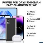 Power Bank Fast Charging 50000mah - 22 5w Portable Charger Usb C Quick Charge