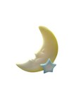 Vintage 1980 s Large Anthropomorphic Smiling Moon   Star Night Light