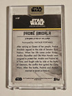 2021 Topps Star Wars Stellar Signature Purple Auto Natalie Portman Padme  ed  10
