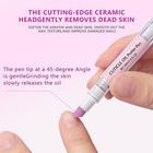 Ceramic Cuticle Oil Pusher Pen 4-in-1 1 Count  pack Of 1   1pcs