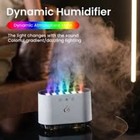 Flame Aromatherapy Machine Mini Air Humidifier Led Colorful Light  Humidifier