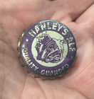 Hanley s Ale Bottle Cap Bulldog Providence Ri Cork Cone Top Can Cap  silver 