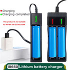 18650 Battery Charger 1 2 4 Slots Dual 18650 Charging 3 7v Rechargeable Lithium 