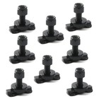 Pack Of 8 L-track Double Lug Threaded Stud Nut Fitting Tie Down