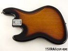 Fender Gold Foil J Jazz Bass Loaded Body Bass Guitar Parts Sunburst 2ts 