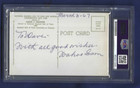 Wahoo Sam Crawford Detroit Tigers Baseball Autographed Hof Plaque Postcard Psa2x