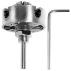 4-jaw Wood Lathe Chuck With Wrench Connecting Rod For Grinding Drilling Tool