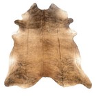 New Genuine Large Cowhide Leather Rug Tricolor Cow Hide Skin Carpet Area Brindle