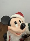 Rare Vintage Disney Mickey Mouse Santa Claus Fabriche Christmas Kurt Adler