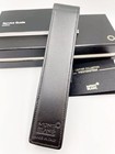 New Montblanc Meisterstuck Black Leather Pen Case Pouch Holder Box
