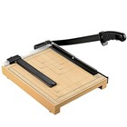 12 Inch Guillotine Paper Cutter  Heavy Duty Wood Guillotine Paper Trimmer For Ca