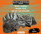 Mens Insulated Winter Work Gloves With Cuff Warm Driving Gloves Cowhide Leather 