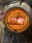Vintage 1970s Schlitz Beer Hanging Globe Bar Dome Light Sign Astronaut Nasa
