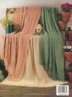 Summer Dreams Crochet Lattice Lace Ribbed Spanish Moss Luxury Afghans Colorful