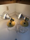 General Electric Time-a-tan Sun Lamps Set 2 Rsk6 With Bulbs Vintage Tested Works