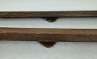 2 Pieces Antique French Carved Wood  Reclaimed Architectural Trims Pediments Wit