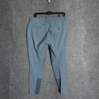 Romfh Full Seat Riding Breeches Mens 34r Blue Equestrian Silicone Grip Pants