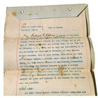 Vtg 1899 Easton Connecticut Pig Keeper Arrest Warrant Bridgeport Ct Water Supply