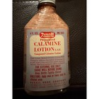 Vintage Rexall Phenolated Calamine Lotion Glass Bottle 4oz Apothecary Prop U1843