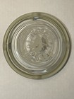 Rare Vintage Silver Overlay Boston Red Sox Logo Clear Glass Ashtray  see Photos 