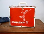 Vintage 1980 Roller Bones Skating Skateboard Powell Case Derby Box Skeleton Rare