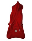 Sydney   Co Dog Red Jacket Raincoat Adjustable Strap Pocket Size Medium