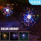 1pc 150 Led Solar Fairy Lights Outdoor Waterproof Yard Pathway Lawn Garden Decor