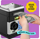Piggy Bank For Kids - Electronic Money Saving Box - Atm Safe - Toy Coin Bank