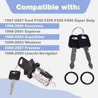 New Ignition With Door Lock Cylinder Fits For 1997-2007 Ford F150 F250 F350 F   