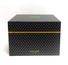 Kate Spade New York Small Nesting Storage Box 8 5 X 6 X 10 Black With Cream Dots