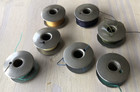 Lot Of 7 Vintage Singer Sewing Machine Class 66 Solid Metal Bobbins