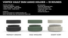9mm Ammo Case  Premium Tactical Edc Pocket Holder  Ammunition Storage Box  Gift