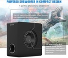 Bestisan 6 5       Powered Home Audio Subwoofer With Deep Bass In Black Sw65d
